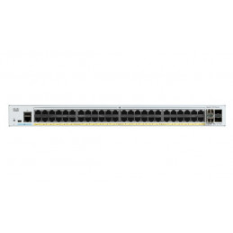 Cisco C1000-48FP-4X-L Hallittu L2 Gigabit Ethernet (10 100 1000) Power over Ethernet -tuki Harmaa