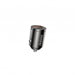 DUDAO R3MAX USB+ USB-C 48W Car Charger Universaali Harmaa Tupakansytytin Pikalataus Auto
