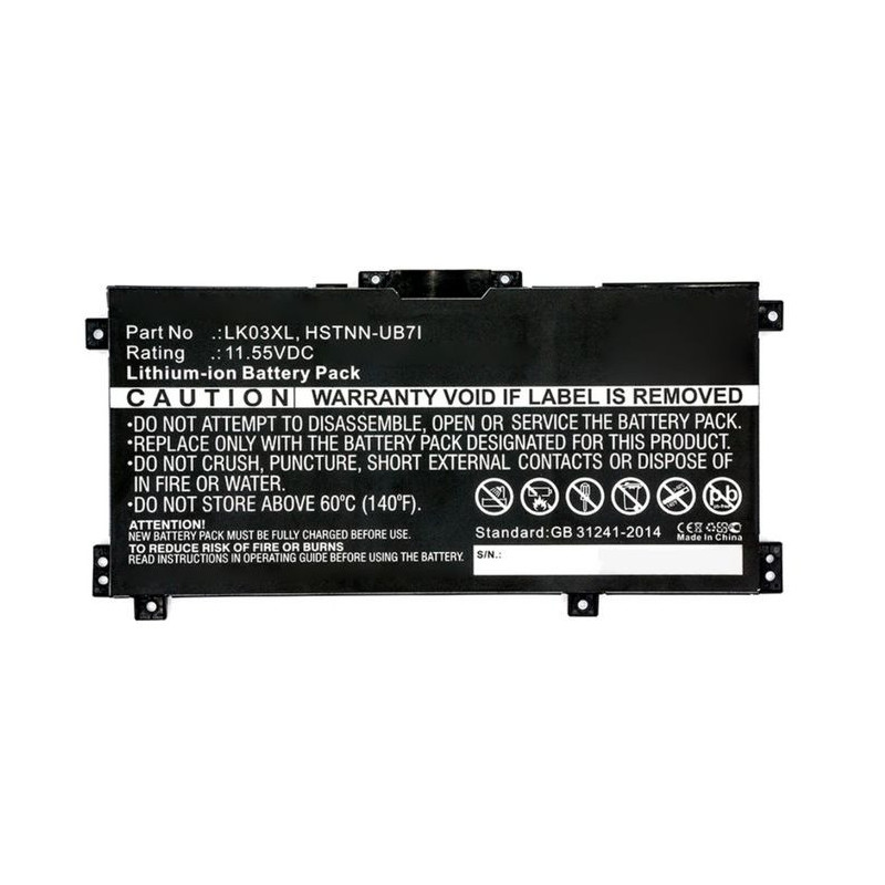 HP Battery 3C 52Wh 4.55Ah Li Sr Akku