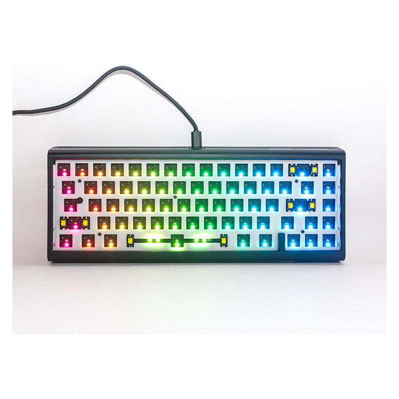 Ducky Tinker 65 Barebone näppäimistö Pelaaminen USB Saksa musta