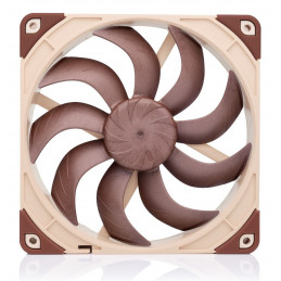 Noctua NF-A14X25 G2 PWM SX2-PP Tietokoneen jäähdytysjärjestelmä Tietokonekotelo Tuuletin 14 cm Beige 2 kpl