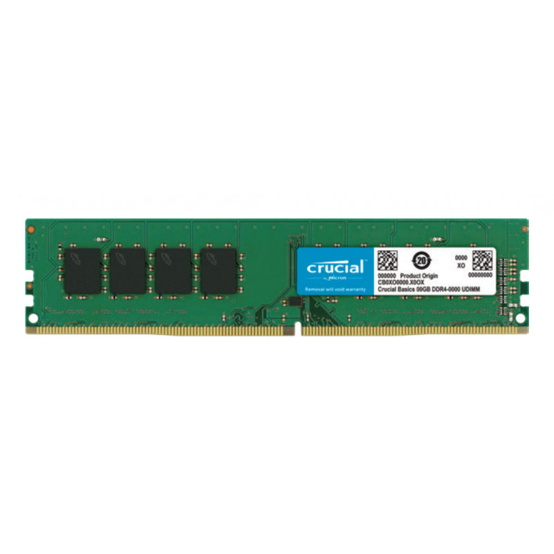 Crucial CB8GU3200 muistimoduuli 4 GB 1 x 4 GB DDR4 3200 MT s