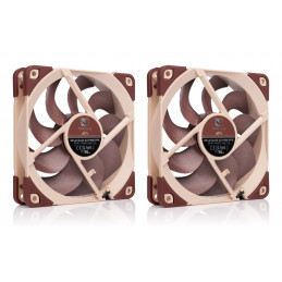 Noctua NF-A12X25 G2 PWM SX2-PP Tietokoneen jäähdytysjärjestelmä Tietokonekotelo Tuuletin 12 cm Beige 2 kpl