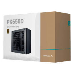 DeepCool PK650D virtalähdeyksikkö 650 W 20+4 pin ATX ATX musta
