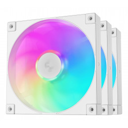 DeepCool FD14 ARGB WH 3 in 1 Tietokonekotelo Tuuletin 14 cm musta, Valkoinen 3 kpl