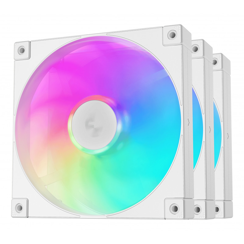 DeepCool FD14 ARGB WH 3 in 1 Tietokonekotelo Tuuletin 14 cm musta, Valkoinen 3 kpl