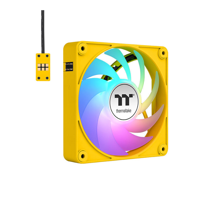 Thermaltake CT140 EX ARGB Tietokonekotelo Ilmanjäähdytin 14 cm Keltainen