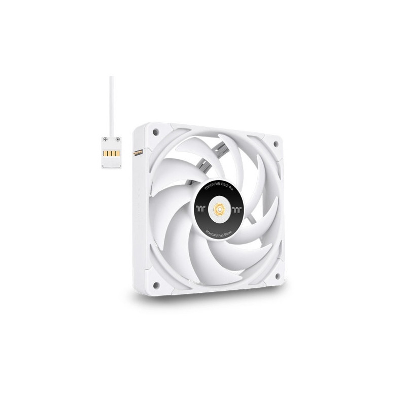 Thermaltake TOUGHFAN EX12 Pro Tietokonekotelo Tuuletin 12 cm Valkoinen 3 kpl