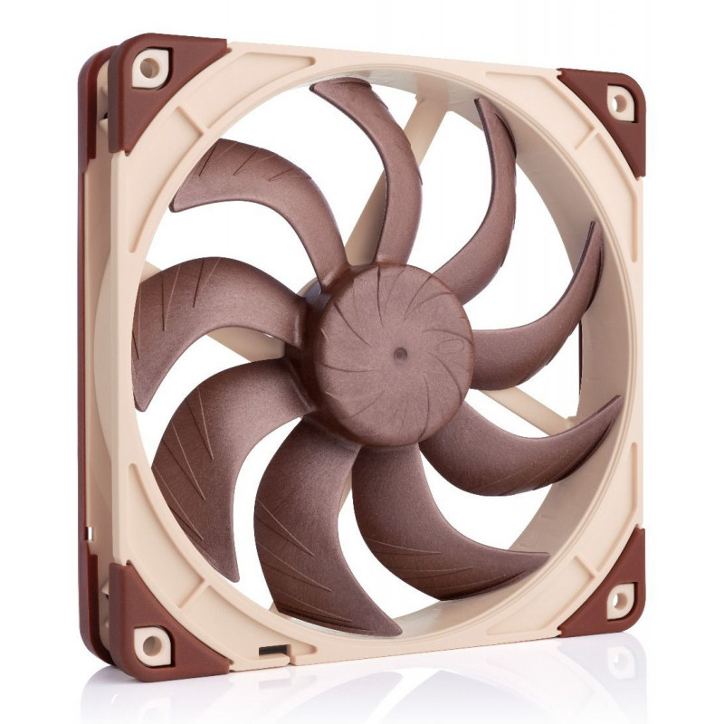 Noctua NF-A14X25 G2 PWM Tietokoneen jäähdytysjärjestelmä Tietokonekotelo Tuuletin 14 cm Beige 1 kpl