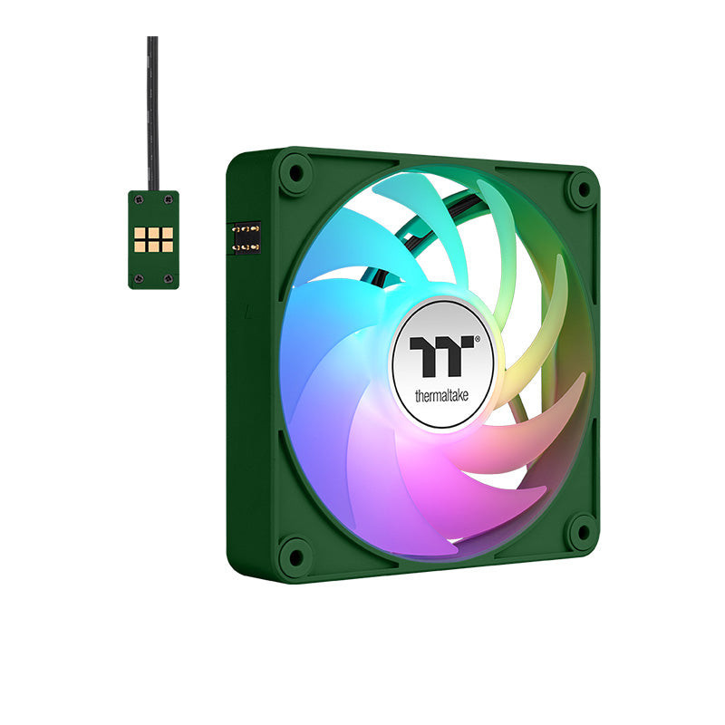 Thermaltake CT120 EX ARGB Tietokonekotelo Ilmanjäähdytin 12 cm Vihreä