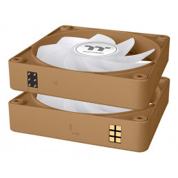 Thermaltake CT120 EX Reverse ARGB Sync PC Tietokonekotelo Tuuletin 12 cm Ruskea, Hiekka 3 kpl