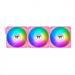 Thermaltake CL-F225-PL12PK-A Tietokoneen jäähdytysjärjestelmä Tietokonekotelo Ilmanjäähdytin 12 cm Vaaleanpunainen 3 kpl