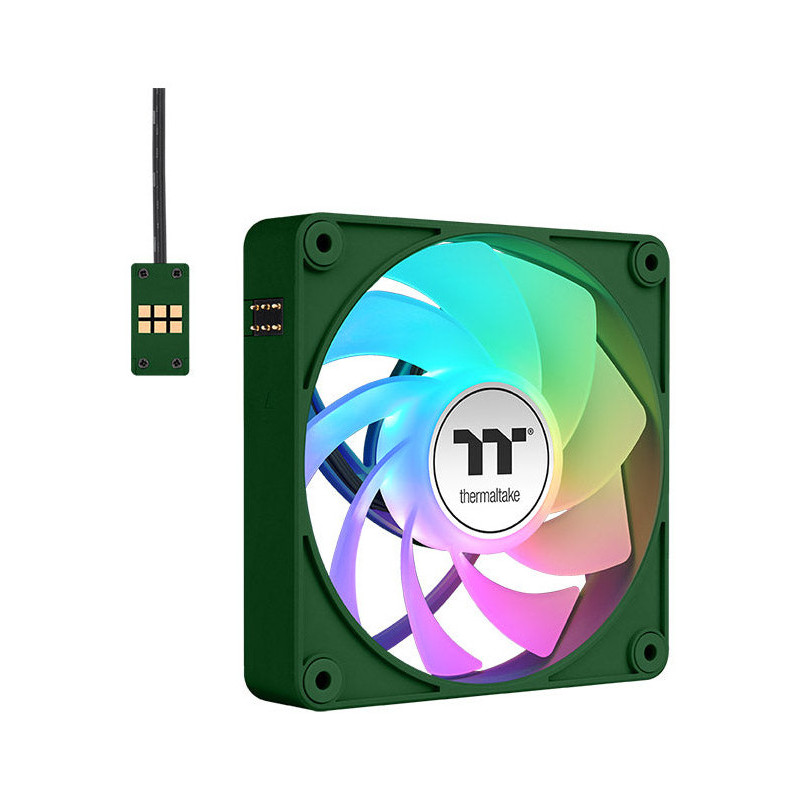 Thermaltake CT120 EX Reverse ARGB Sync PC Tietokonekotelo Tuuletin 12 cm Vihreä 3 kpl