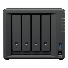 Synology DiskStation DS925+ NAS- ja tallennuspalvelimet Ryzen Embedded V1500B 4 GB DDR4 0 TB musta