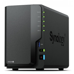 Synology DS225+ 2 Bay NAS Työpöytä Intel® Celeron® J4125 2 GB DDR4 Synology DSM musta