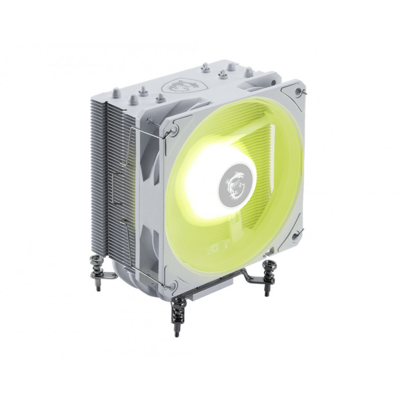 MSI MAG COREFROZR AA13 WHITE Tietokoneen jäähdytysjärjestelmä Suoritin Hybridijäähdytin 12 cm Valkoinen 1 kpl