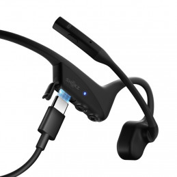 SHOKZ C120-AN-BK kuulokkeet ja kuulokemikrofoni Langaton Ear-hook Toimisto puhelukeskus Bluetooth musta
