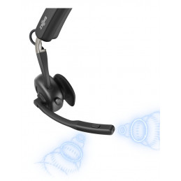 SHOKZ C610-AA-BK kuulokkeet ja kuulokemikrofoni Langaton Ear-hook Toimisto puhelukeskus USB A-tyyppi Bluetooth musta