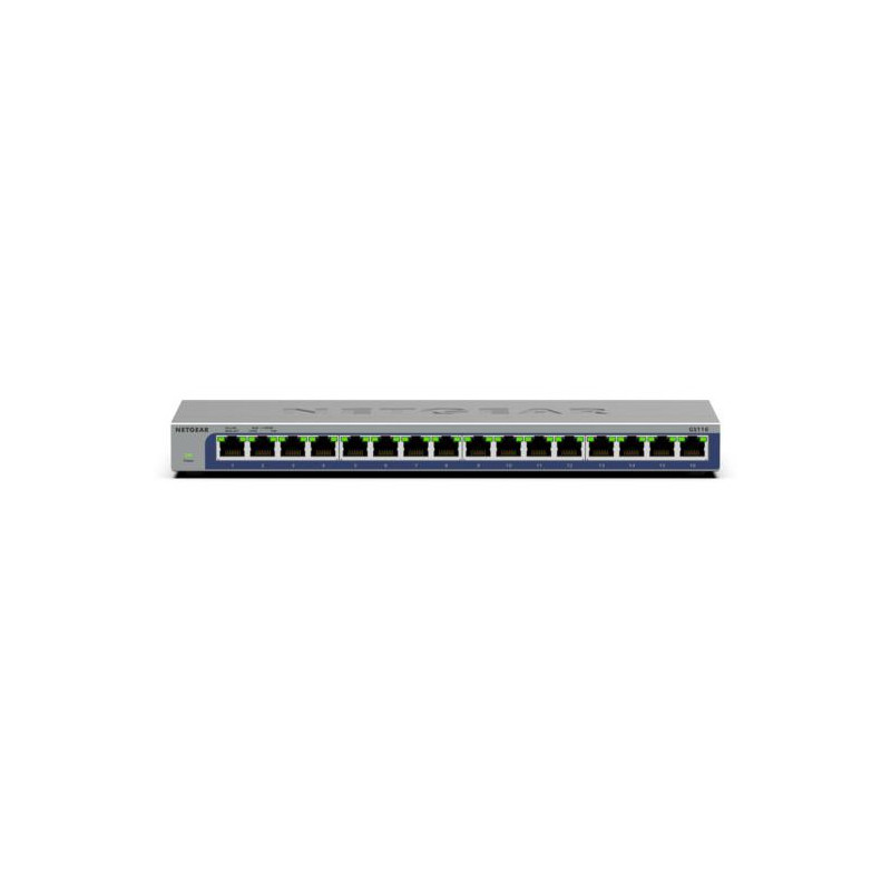 NETGEAR GS116 Hallitsematon L2 Gigabit Ethernet (10 100 1000) musta