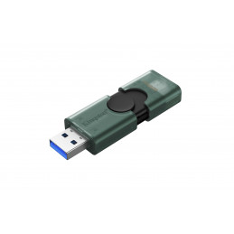 Kingston Technology DataTraveler DuoG2 USB-muisti 128 GB USB Type-A   USB Type-C 3.2 Gen 1 (3.1 Gen 1) musta, Vihreä