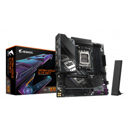 GIGABYTE X870M AORUS ELITE WIFI7 AMD X870 Pistoke AM5 mikro ATX