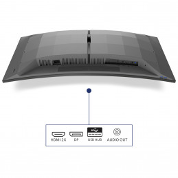 Philips Evnia 34M2C6500 00 tietokoneen litteä näyttö 86,4 cm (34") 3440 x 1440 pikseliä Wide Quad HD QD-OLED Harmaa