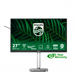 Philips 5000 series 27B2G5601 00 tietokoneen litteä näyttö 68,6 cm (27") 2560 x 1440 pikseliä Quad HD LCD musta