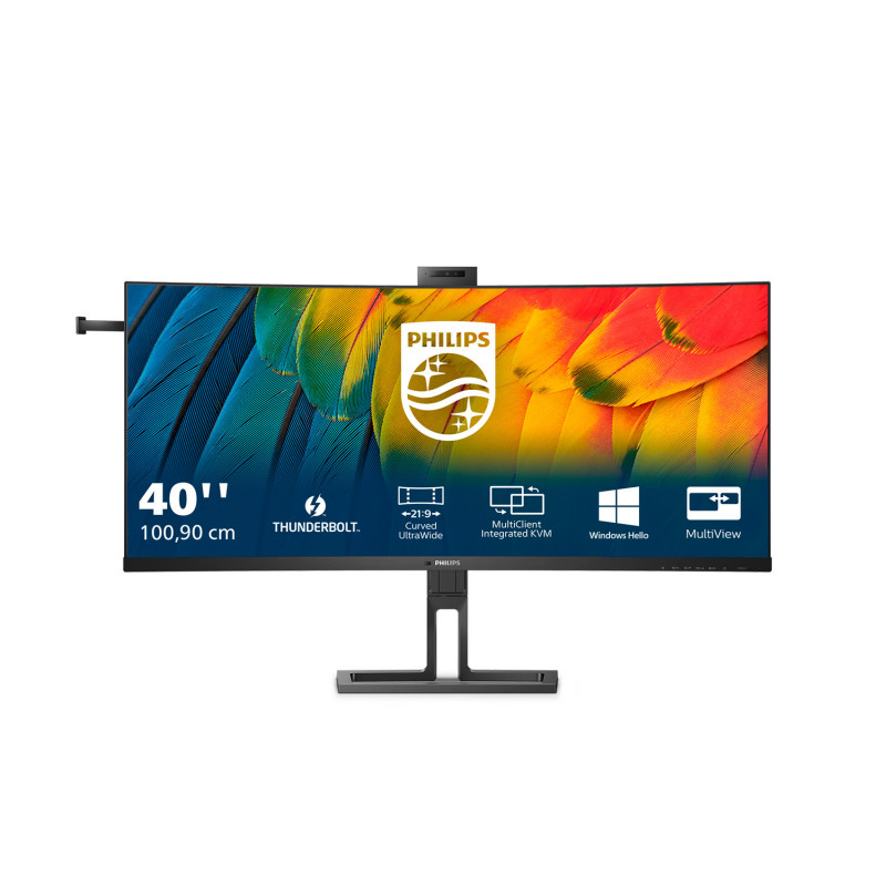 Philips 40B1U6903CH 00 tietokoneen litteä näyttö 100,8 cm (39.7") 5120 x 2160 pikseliä 5K Ultra HD LCD musta