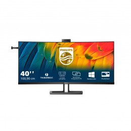 Philips 40B1U6903CH 00 tietokoneen litteä näyttö 100,8 cm (39.7") 5120 x 2160 pikseliä 5K Ultra HD LCD musta