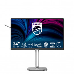 Philips 4000 series 24B2U4301 00 tietokoneen litteä näyttö 60,5 cm (23.8") 1920 x 1080 pikseliä Full HD LCD Harmaa