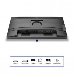 Philips 4000 series 24B2U4301 00 tietokoneen litteä näyttö 60,5 cm (23.8") 1920 x 1080 pikseliä Full HD LCD Harmaa