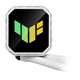 ASUS TUF Gaming LC III 360 ARGB White Edition Tietokonekotelo All-in-one-nesteenjäähdytin 12 cm Valkoinen