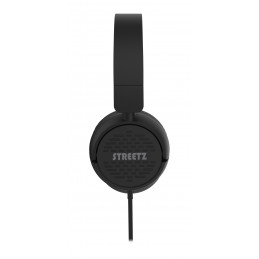 Streetz HC110-BLK kuulokkeet ja kuulokemikrofoni Langallinen Pääpanta Musiikki USB Type-C musta