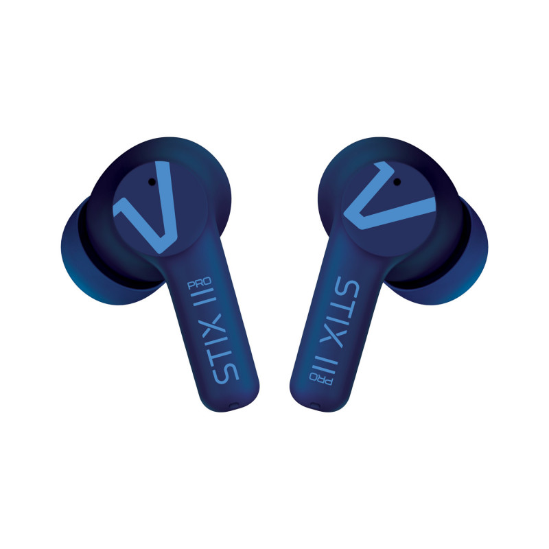 Veho STIX II Pro True Wireless Kuulokkeet Langaton In-ear Puhelut Musiikki Urheilu Päivittäinen Bluetooth Sininen