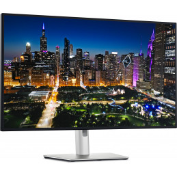 DELL UltraSharp U3225QE tietokoneen litteä näyttö 80 cm (31.5") 3840 x 2160 pikseliä 4K Ultra HD LCD musta, Hopea