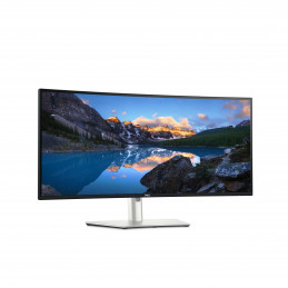 DELL UltraSharp U3425WE tietokoneen litteä näyttö 86,7 cm (34.1") 3440 x 1440 pikseliä Wide Quad HD LCD musta, Hopea
