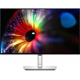 DELL UltraSharp U2724D tietokoneen litteä näyttö 68,6 cm (27") 2560 x 1440 pikseliä Quad HD LCD musta, Hopea