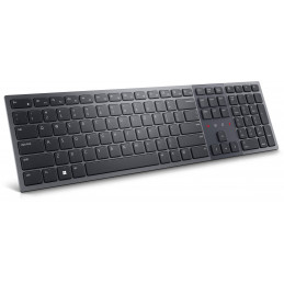 DELL KB900 näppäimistö Office RF Wireless + Bluetooth QWERTY Pohjoismainen Grafiitti