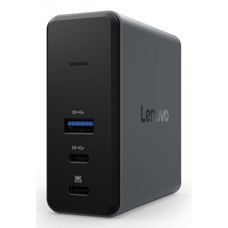 Lenovo X9 Charging GaN Dock Langallinen USB 3.2 Gen 2 (3.1 Gen 2) Type-C Harmaa