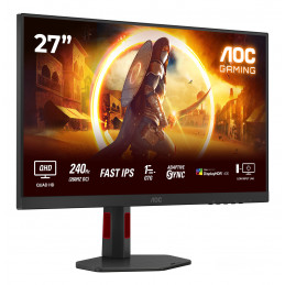 AOC G4 Q27G4ZR tietokoneen litteä näyttö 68,6 cm (27") 2560 x 1440 pikseliä Quad HD LED musta, Punainen