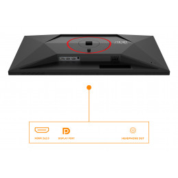 AOC G4 Q27G4ZR tietokoneen litteä näyttö 68,6 cm (27") 2560 x 1440 pikseliä Quad HD LED musta, Punainen