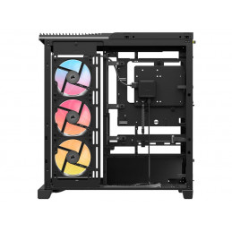 Corsair 4500X LX-R RGB Tempered Glass Mid-Tower, Black Midi Tower musta