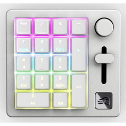 Keychron GMMK Numpad näppäimistö Koti  Toimisto USB + RF Wireless + Bluetooth Valkoinen
