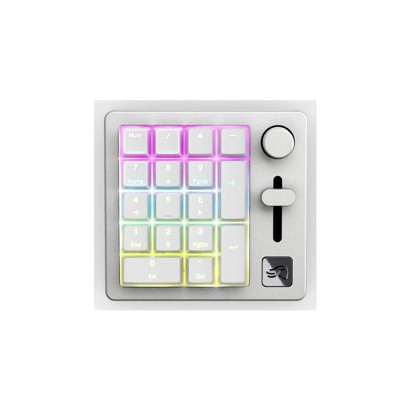 Keychron GMMK Numpad näppäimistö Koti  Toimisto USB + RF Wireless + Bluetooth Valkoinen