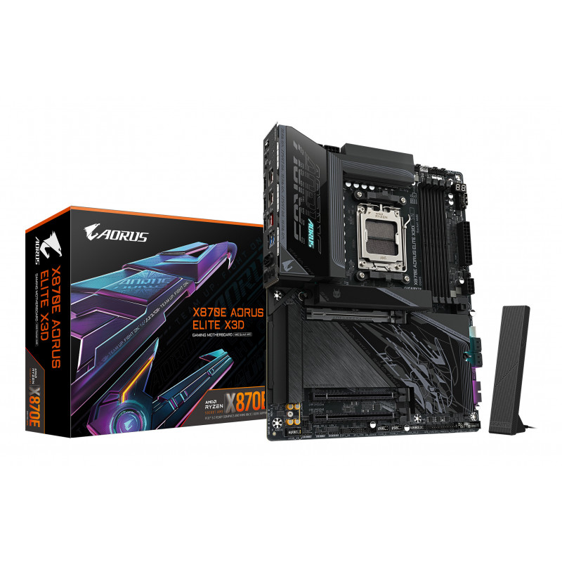 GIGABYTE X870E AORUS ELITE X3D AMD X870E Pistoke AM5 ATX