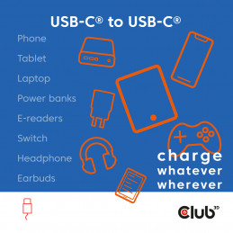 CLUB3D CAC-3030 USB-kaapeli 2 m USB C Sininen