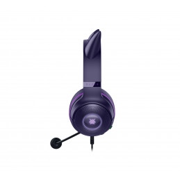 Razer Kraken Kitty V2 - Pokemon Gengar Ed. Kuulokkeet Langallinen Pääpanta Pelaaminen USB A-tyyppi Vaaleanpunainen