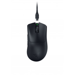 Razer DeathAdder V3 Pro hiiri Pelaaminen Oikeakätinen RF Wireless + USB Type-C Optinen 30000 DPI