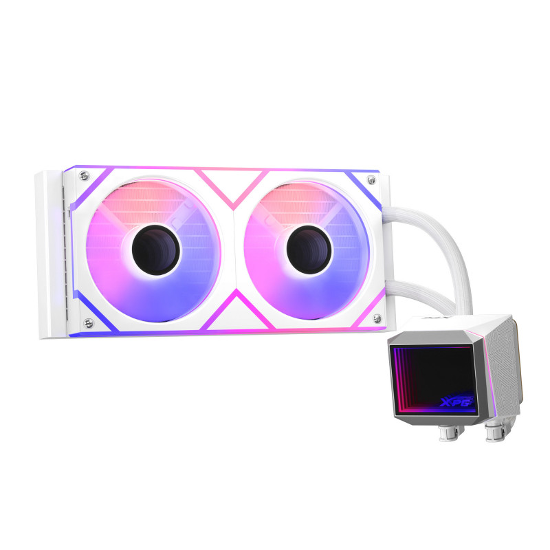 XPG LEVANTE II Suoritin Nestejäähdytyspakkaus 12 cm Valkoinen