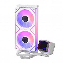 XPG LEVANTE II Suoritin Nestejäähdytyspakkaus 12 cm Valkoinen